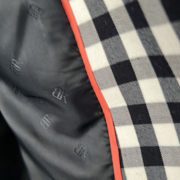 Navy gingham blazer, size 4. - Picture 7 of 7